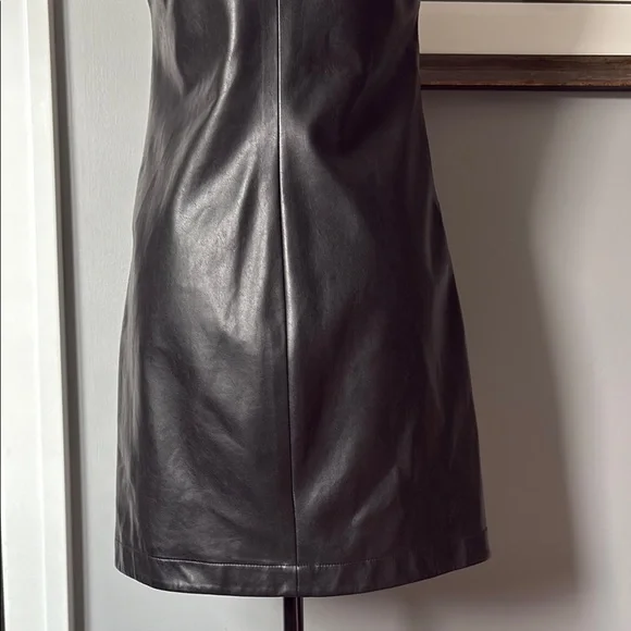 Bailey 44 Black collared Shirt Dress with snap buttons - Picture 9 of 13